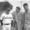 Lopez, Hutchinson, Greenberg, 1955 Sicks' Stadium, Seattle